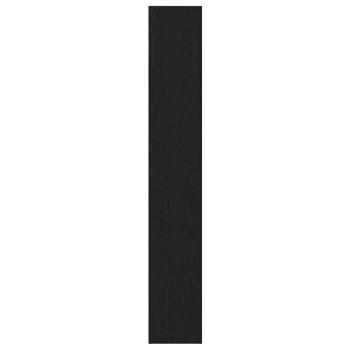 Bücherregal Schwarz Eichen-Optik 40x30x189 cm Holzwerkstoff