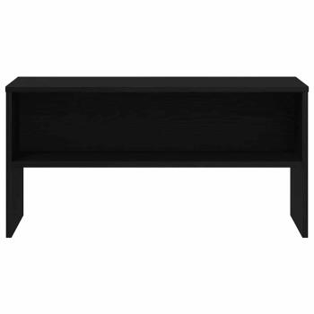 TV-Schrank Schwarz Eiche-Optik 80x40x40 cm Holzwerkstoff