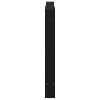 Couchtischbeine Schwarz 2 Stk. 90x(72-73) cm Stahl