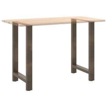 Couchtischbeine Naturstahl 2 Stk. 60x(90-91) cm Stahl