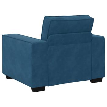 Sessel Blau 59 cm Samt