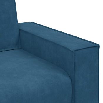 Sessel Blau 59 cm Samt