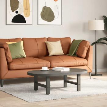 ARDEBO.de - Couchtischbeine Anthrazit 2 Stk. 50x(30-31) cm Stahl