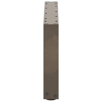 Couchtischbeine U-Form 2 Stk. Naturstahl 70x(30-31) cm Stahl