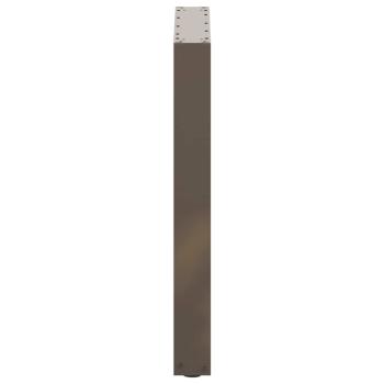 Couchtischbeine U-Form 3 Stk. Naturstahl 70x(72-73) cm Stahl