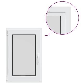 Kellerfenster RISOR 60x90 cm Dreh Kipp DIN Links Weiß