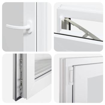 Kellerfenster RISOR 60x90 cm Dreh Kipp DIN Links Weiß