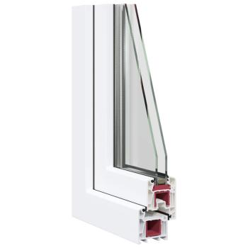 Kellerfenster RISOR 60x90 cm Dreh Kipp DIN Links Weiß