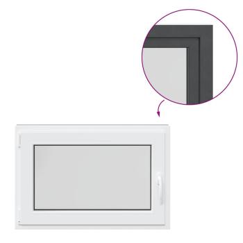 Kellerfenster RISOR 90x60 cm Dreh Kipp DIN Links Anthrazit