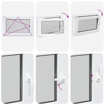 Kellerfenster RISOR 90x60 cm Dreh Kipp DIN Links Anthrazit