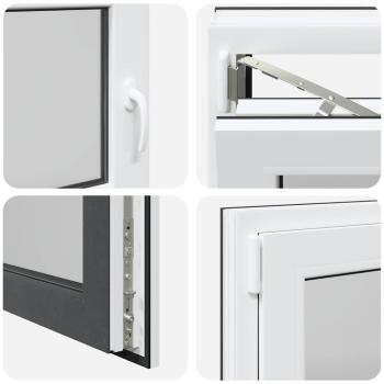 Kellerfenster RISOR 90x60 cm Dreh Kipp DIN Links Anthrazit