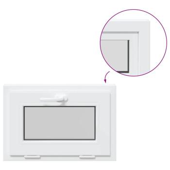 Kellerfenster RISOR 60x40 cm Kipp 3-fach Verglasung Weiß