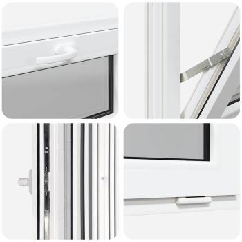 Kellerfenster RISOR 60x40 cm Kipp 3-fach Verglasung Weiß