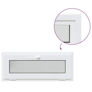 Kellerfenster RISOR 110x40 cm Kipp 3-fach Verglasung Weiß