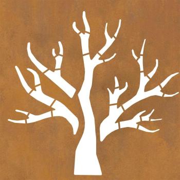 Brennholzregal 40x40x40 cm Wetterfester Stahl