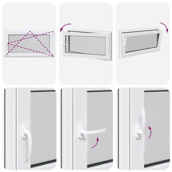 Kellerfenster RISOR 110x60 cm Dreh Kipp DIN Rechts Anthrazit