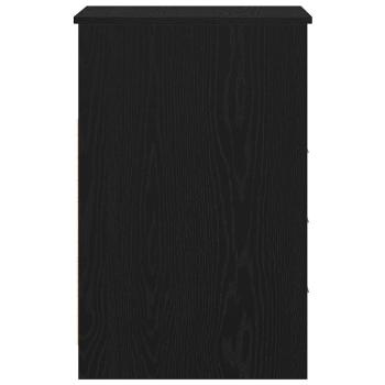 Schubladenschrank Schwarz Eichen-Optik 40x50x76cm Holzwerkstoff