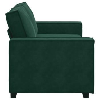 2-Sitzer-Sofa Dunkelgr?n 180x78x84 cm Samt