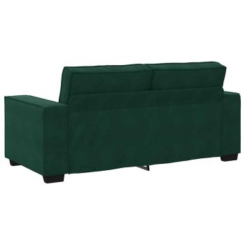 2-Sitzer-Sofa Dunkelgr?n 180x78x84 cm Samt