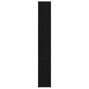 Bücherregal Schwarz Eichen-Optik 67x24x161 cm Holzwerkstoff