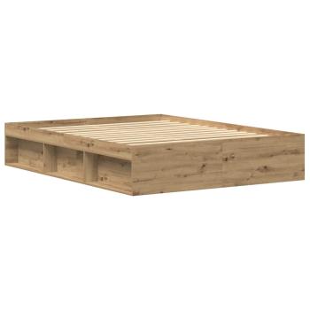 Bettgestell ohne Matratze Artisan-Eiche 150x200cm Holzwerkstoff