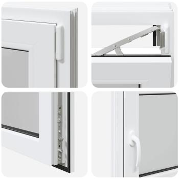 Kellerfenster RISOR 110x50 cm Dreh Kipp DIN Rechts Weiß