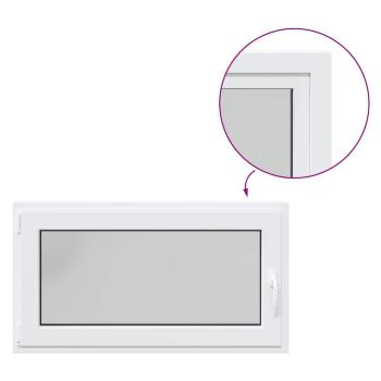 Kellerfenster RISOR 110x50 cm Dreh Kipp DIN Links Weiß
