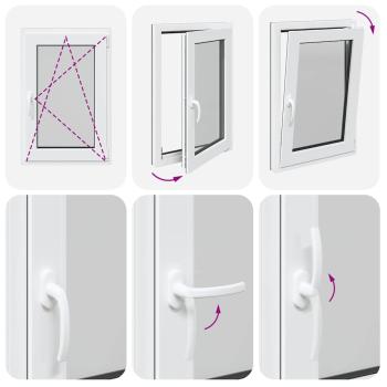Kellerfenster RISOR 60x90 cm Dreh Kipp DIN Links Anthrazit