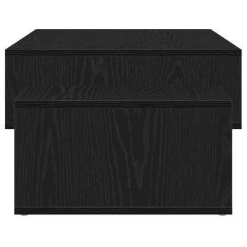 Couchtisch Schwarz Eichen-Optik 105x55x32 cm Holzwerkstoff