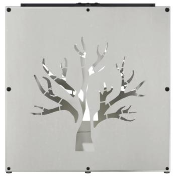 Brennholzregal 40x40x40 cm Edelstahl