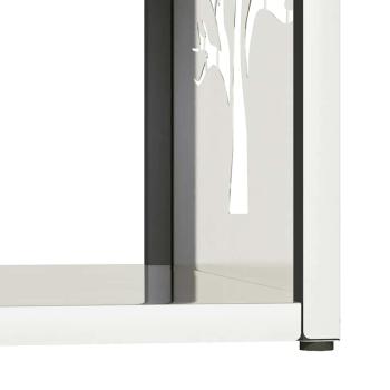 Brennholzregal 40x40x40 cm Edelstahl