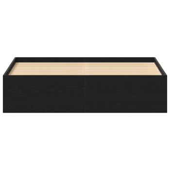 Bettgestell ohne Matratze Braun Eichen-Optik 150x200 cm