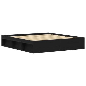 Bettgestell ohne Matratze Braun Eichen-Optik 150x200 cm