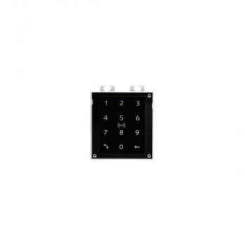 ARDEBO.de 2N 91550946-S IP Verso Bluetooth & RFID Lesegerät mit Touch-Tastatur, geschützte Karten