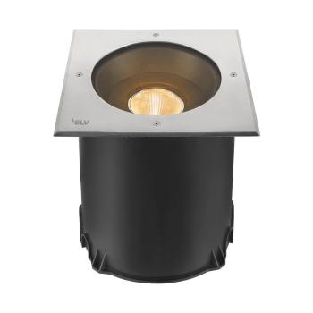 ARDEBO.de SLV DASAR 2.0 XL Outdoor Bodeneinbauleuchte, LED, eckig, 24°, 3000K, DALI, edelstahl (1007242)