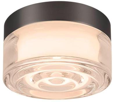 SLV CYFT WAVE Wand- und Deckenaufbauleuchte, 2700/3000/4000K, 6,5W, PHASE, schwarz (1008024)
