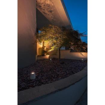 SLV CONCRETO FL Stehleuchte, rund, GU10, max. 10W, Beton, grau (1006408)