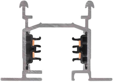 SLV EUTRAC 3Phasen-Einbauschiene, Hochvoltschiene, weiß, 3m (1001532)
