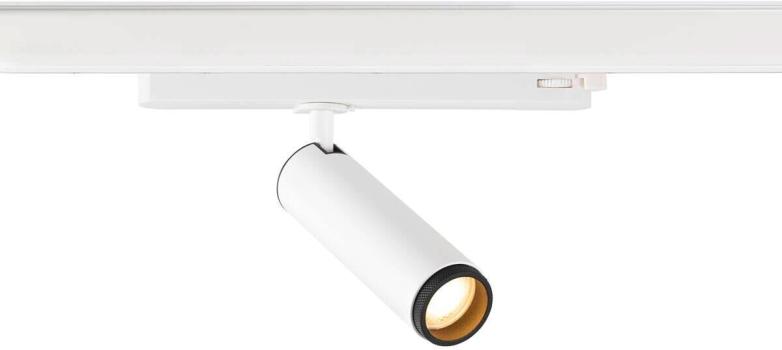 ARDEBO.de SLV GRIP! M Spot für 3-Phasen Hochvolt-Schienen-System, Ø4,3cm, 3000K, Phase, 20W, weiß/schwarz (1008443)