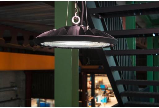 SLV HIGHBAY C 400 Pendelleuchte, Ø400mm, 120/160/200W, 4000K, IP65, schwarz (1008526)