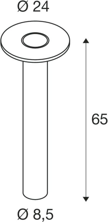 SLV I-RING Stehleuchte, Outdoor, IP65, dreh- und schwenkbar, 9,2W, 3000K, anthrazit (1007237)