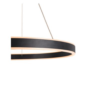 SLV ONE 60 Indoor Pendelleuchte, LED, CCT switch, 24W, 830lm, 2700/3000K, schwarz (1004759)
