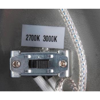 SLV ONE 60 Indoor Pendelleuchte, LED, CCT switch, 24W, 830lm, 2700/3000K, schwarz (1004759)