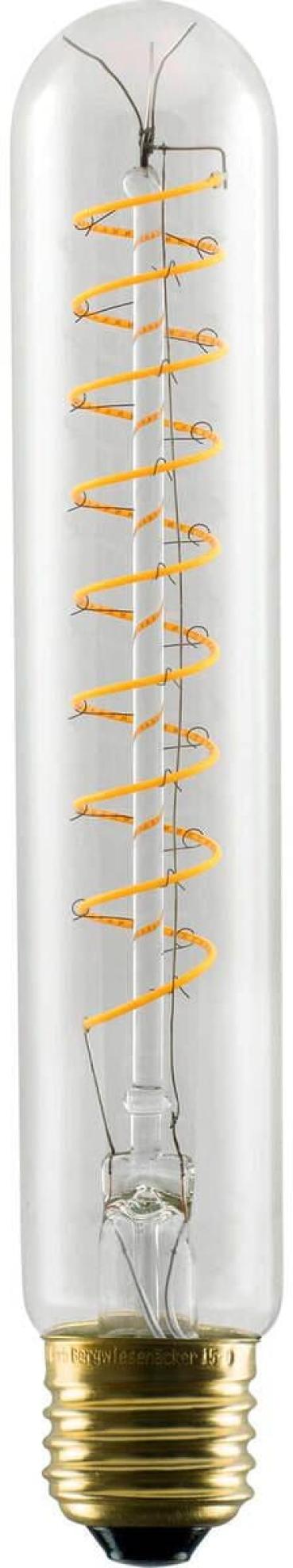 ARDEBO.de SLV LED Tube Soft Spiral LED-Leuchtmittel, E27, PHASE dimmbar, 6W, 2200K, Glas, transparent (1008152)