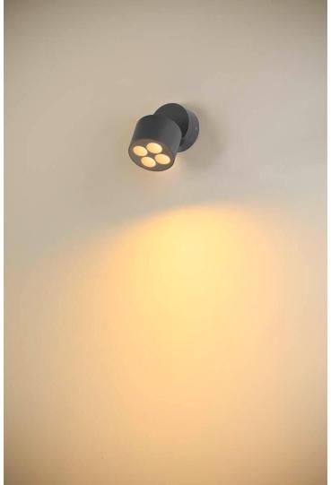 SLV R-CUBE Wand- und Deckenaufbauleuchte, IP65, 2700/3000K, PHASE dimmbar, anthrazit (1007511)