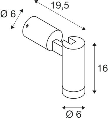 SLV S-TUBE Wand- und Deckenaufbauleuchte, IP65, GU10, 1x max. 10W, schwarz (1007653)