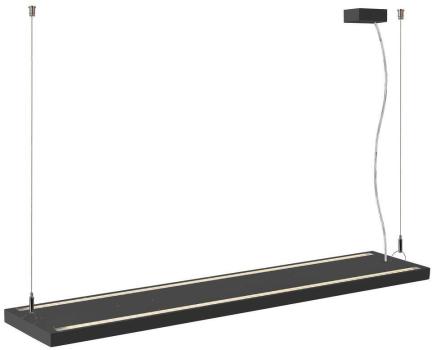 SLV WORKLIGHT PRO 120 Pendelleuchte, DALI dimmbar, Länge 120cm, 50W, 4000K, schwarz (1007468)