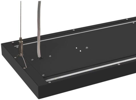 SLV WORKLIGHT PRO 120 Pendelleuchte, DALI dimmbar, Länge 120cm, 50W, 4000K, schwarz (1007468)