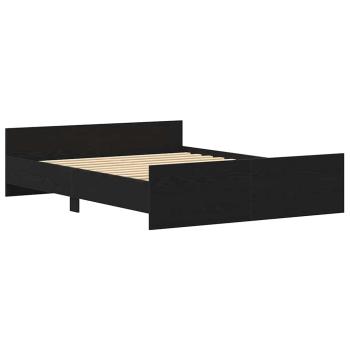 Bettgestell ohne Matratze Braun Eichen-Optik 150x200 cm