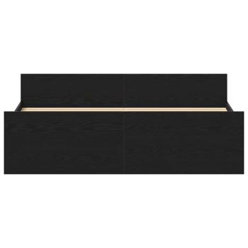 Bettgestell ohne Matratze Braun Eichen-Optik 150x200 cm